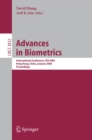 Image for Advances in biometrics: international conference, ICB 2006, Hong Kong, China, January 5-7, 2006 : proceedings