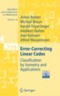 Image for Error-correcting linear codes: classification by isometry and applications
