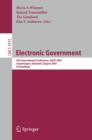 Image for Electronic Government: 4th International Conference, EGOV 2005, Copenhagen, Denmark, August 22-26, 2005, Proceedings