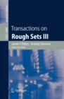 Image for Transactions on Rough Sets III : 3400