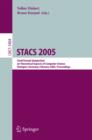 Image for STACS 2005: 22nd annual symposium on theoretical aspects of computer science Stuttgart, Germany, February 24-26, 2005 proceedings.