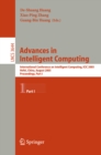 Image for Advances in intelligent computing: International Conference on Intelligent Computing, ICIC 2005 Hefei, China, August 23-26, 2005 : proceedings