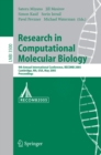 Image for Research in Computational Molecular Biology: 9th Annual International Conference, RECOMB 2005, Cambridge, MA, USA, May 14-18, 2005, Proceedings