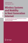 Image for Wireless systems and mobility in next generation internet: First International Workshop of the EURO-NGI Network of Excellence, Dagstuhl Castle, Germany, June 7-9, 2004 : revised selected papers