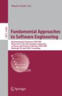Image for Fundamental Approaches to Software Engineering: 8th International Conference, FASE 2005, Held as Part of the Joint European Conferences on Theory and Practice of Software, ETAPS 2005, Edinburgh, UK, April 4-8, 2005, Proceedings