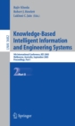 Image for Knowledge-Based Intelligent Information and Engineering Systems: 9th International Conference, KES 2005, Melbourne, Australia, September 14-16, 2005, Proceedings, Part II
