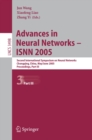 Image for Advances in Neural Networks - ISNN 2005: Second International Symposium on Neural Networks, Chongqing, China, May 30 - June 1, 2005, Proceedings, Part III