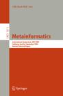 Image for Metainformatics: international symposium, MIS 2004, Salzburg, Austria, September 15-18, 2004, revised selected papers