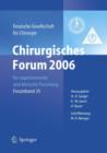 Image for Chirurgisches Forum 2006 fur experimentelle und klinische Forschung