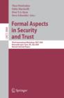 Image for Formal aspects in security and trust: third international workshop, FAST 2005, Newcastle upon Tyne, UK, July 18-19, 2005, revised selected papers
