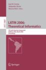 Image for LATIN 2006: Theoretical Informatics : 7th Latin American Symposium, Valdivia, Chile, March 20-24, 2006, Proceedings