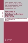Image for Advances in database technology: EDBT 2006 : 10th International Conference on Extending Database Technology, Munich, Germany, March 26-31, 2006 : proceedings