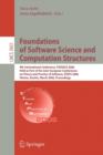 Image for Foundations of Software Science and Computational Structures