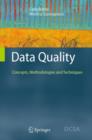Image for Data quality  : concepts, methodologies and techniques