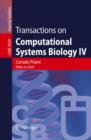 Image for Transactions on Computational Systems Biology IV