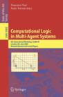 Image for Computational Logic in Multi-Agent Systems