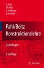 Image for Pahl/Beitz Konstruktionslehre : Grundlagen Erfolgreicher Produktentwicklung. Methoden Und Anwendung