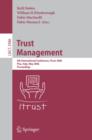Image for Trust management: 4th International conference, iTrust 2006, Pisa, Italy, May 16-19, 2006 ; proceedings