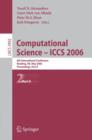 Image for Computational Science - ICCS 2006 : 6th International Conference, Reading, UK, May 28-31, 2006, Proceedings, Part II
