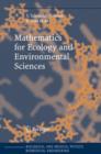 Image for Mathematics for Ecology and Environmental Sciences