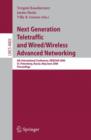 Image for Next Generation Teletraffic and Wired/Wireless Advanced Networking