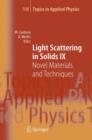Image for Light Scattering in Solids IX
