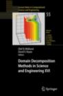 Image for Domain decomposition methods in science and engineering XVI