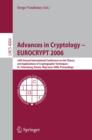 Image for Advances in cryptology - EUROCRYPT 2006: 24th Annual International Conference on the Theory and Applications of Cryptographic Techniques, St. Petersburg Russia, May 28 - June 1, 2006 : proceedings
