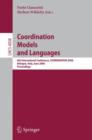 Image for Coordination Models and Languages : 8th International Conference, COORDINATION 2006, Bologna, Italy, June 14-16, 2006, Proceedings