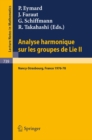 Image for Analyse Harmonique sur les Groupes de Lie II: Seminaire Nancy-Strasbourg 1976-78