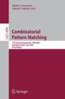 Image for Combinatorial Pattern Matching : 17th Annual Symposium, CPM 2006, Barcelona, Spain, July 5-7, 2006, Proceedings