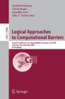 Image for Logical approaches to computational barriers: Second Conference on Computability in Europe, CiE 2006, Swansea UK, June 30-July 5, 2006 : proceedings