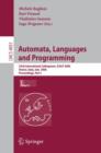 Image for Automata, Languages and Programming : 33rd International Colloquium, ICALP 2006, Venice, Italy, July 10-14, 2006, Proceedings, Part I