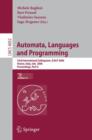 Image for Automata, Languages and Programming : 33rd International Colloquium, ICALP 2006, Venice, Italy, July 10-14, 2006, Proceedings, Part II