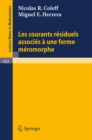 Image for Les courants residuels associes a une forme meromorphe : 633