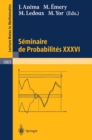 Image for Seminaire de Probabilites XXXVI