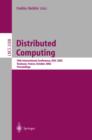 Image for Distributed computing: 16th international conference, DISC 2002, Toulouse, France, October 28-30, 2002 : proceedings