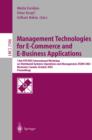Image for Management technologies for E-commerce and E-business applications: 13th IFIP/IEEE International Workshop on Distributed Systems: Operations and Management, DSOM 2002, Montreal, Canada, October 21-23, 2002 : proceedings