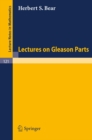 Image for Lectures on Gleason Parts