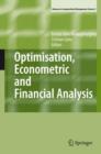 Image for Optimisation, Econometric and Financial Analysis