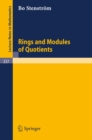Image for Rings and Modules of Quotients