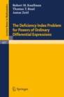 Image for Deficiency Index Problem for Powers of Ordinary Differential Expressions : 621