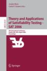 Image for Theory and Applications of Satisfiability Testing - SAT 2006