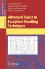 Image for Advanced topics in exception handling techniques : 4119