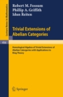 Image for Trivial Extensions of Abelian Categories: Homological Algebra of Trivial Extensions of Abelian Catergories with Applications to Ring Theory