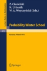 Image for Probability Winter School: Proceedings of the Fourth Winter School on Probability held at Karpacz, Poland, January 1975