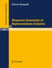 Image for Moyennes Invariantes et Representations Unitaires : 300