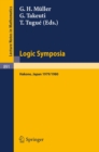 Image for Logic Symposia, Hakone, 1979, 1980: Proceedings of Conferences Held in Hakone, Japan, March 21-24, 1979 and February 4-7, 1980