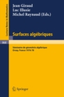 Image for Surfaces Algebriques: Seminaire De Geometrie Algebrique D&#39;orsay 1976-78 : 868