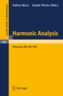 Image for Harmonic Analysis: Proceedings of a Conference Held at the University of Minnesota, Minneapolis, April 20-30, 1981
